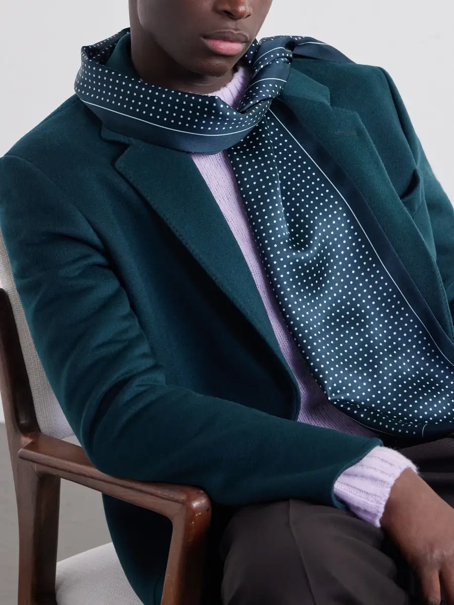 Tom Ford Polka-Dot Silk-Satin Scarf - Men | Thumbnail 3 Tom Ford Polka-Dot Silk-Satin Scarf - Men | Thumbnail 3