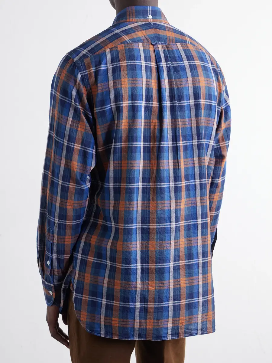 Drake's Button-Down Collar Checked Woven Cotton Shirt - Men | Thumbnail 4 Drake's Button-Down Collar Checked Woven Cotton Shirt - Men | Thumbnail 4