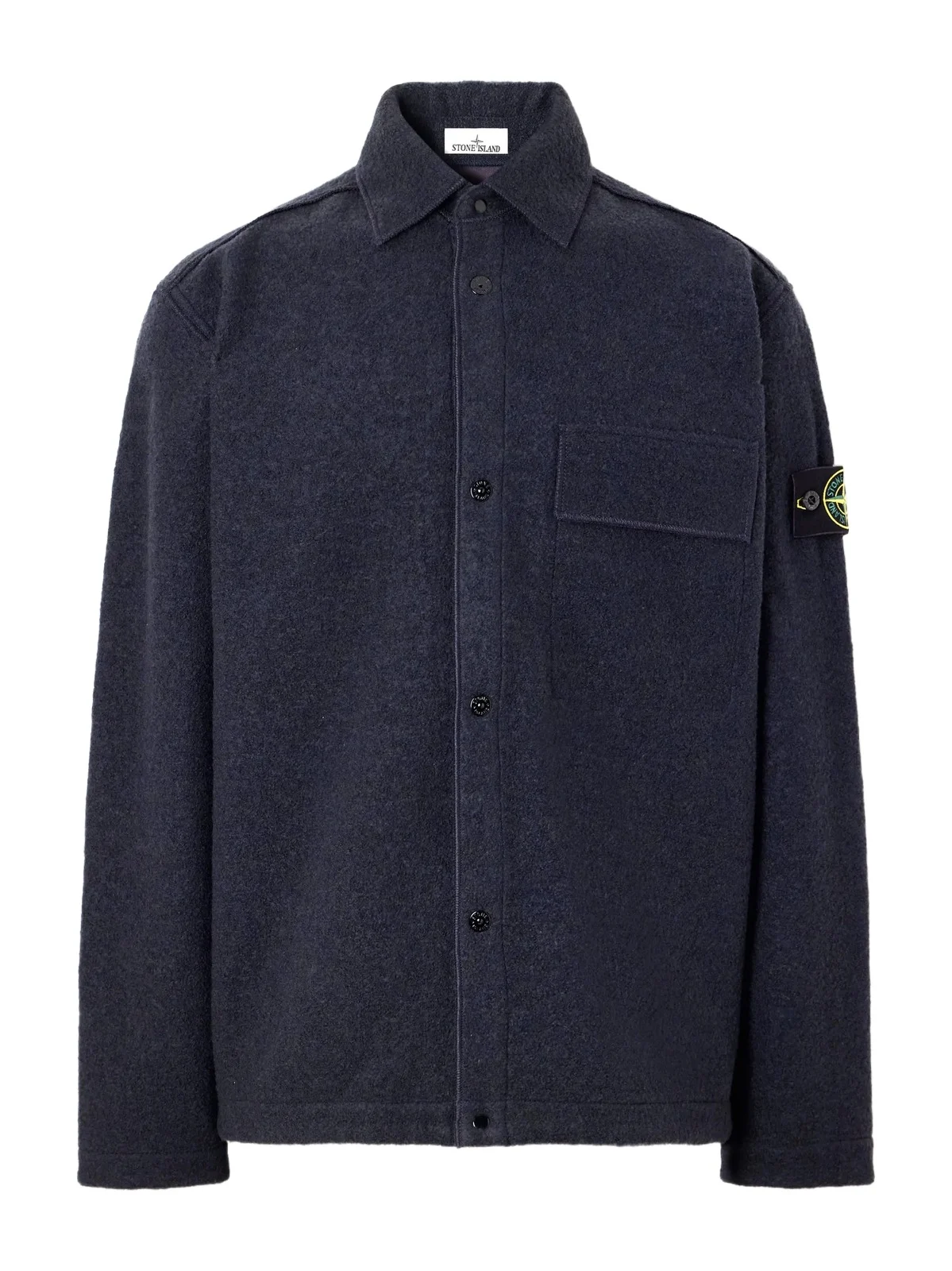 Stone Island Micro Bouclé Overshirt - Men | Thumbnail 1 Stone Island Micro Bouclé Overshirt - Men | Thumbnail 1