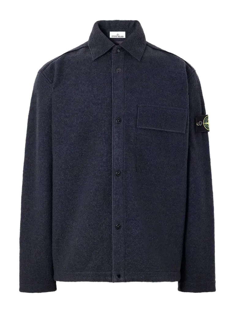 Stone Island Micro Bouclé Overshirt - Men