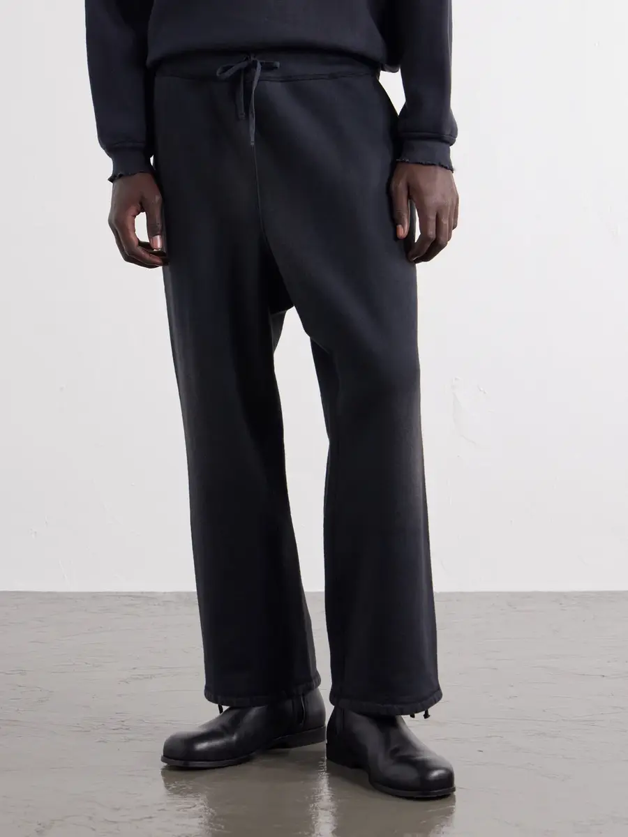 A.PRESSE Straight-Leg Cotton-Jersey Sweatpants - Men | Thumbnail 3 A.PRESSE Straight-Leg Cotton-Jersey Sweatpants - Men | Thumbnail 3