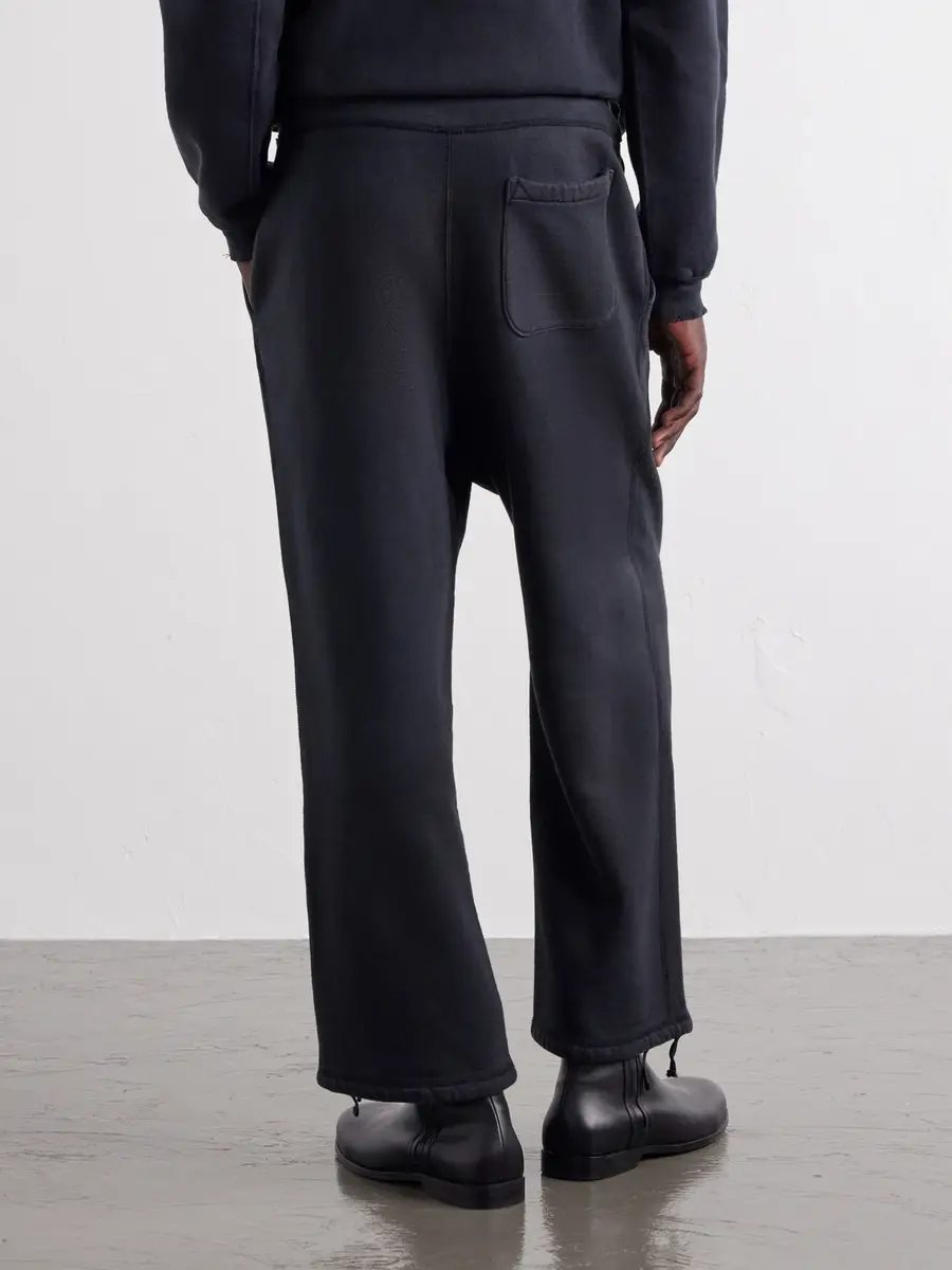 A.PRESSE Straight-Leg Cotton-Jersey Sweatpants - Men | Thumbnail 4 A.PRESSE Straight-Leg Cotton-Jersey Sweatpants - Men | Thumbnail 4