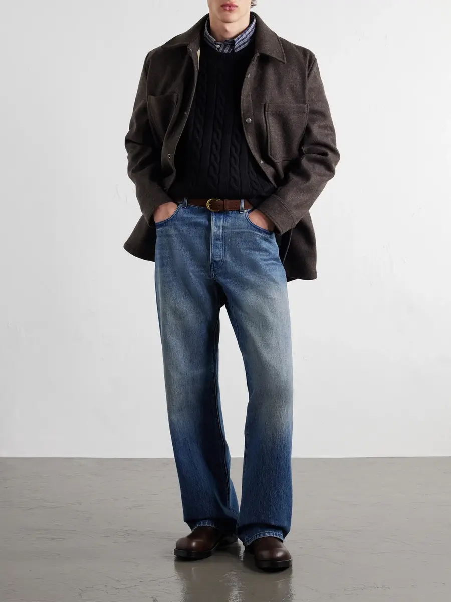 A.P.C. Marcel Wool-Blend Felt Overshirt - Men | Thumbnail 2 A.P.C. Marcel Wool-Blend Felt Overshirt - Men | Thumbnail 2