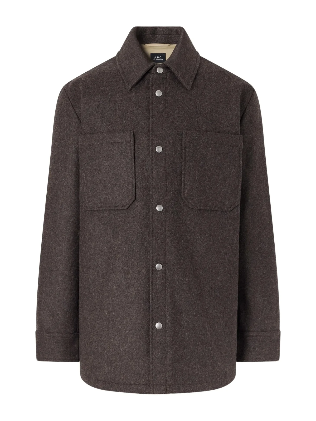 A.P.C. Marcel Wool-Blend Felt Overshirt - Men