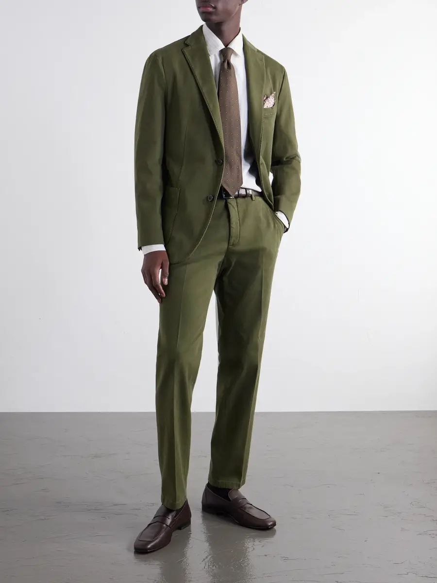 Boglioli Stretch Cotton-Twill Suit Jacket - Men | Thumbnail 2
