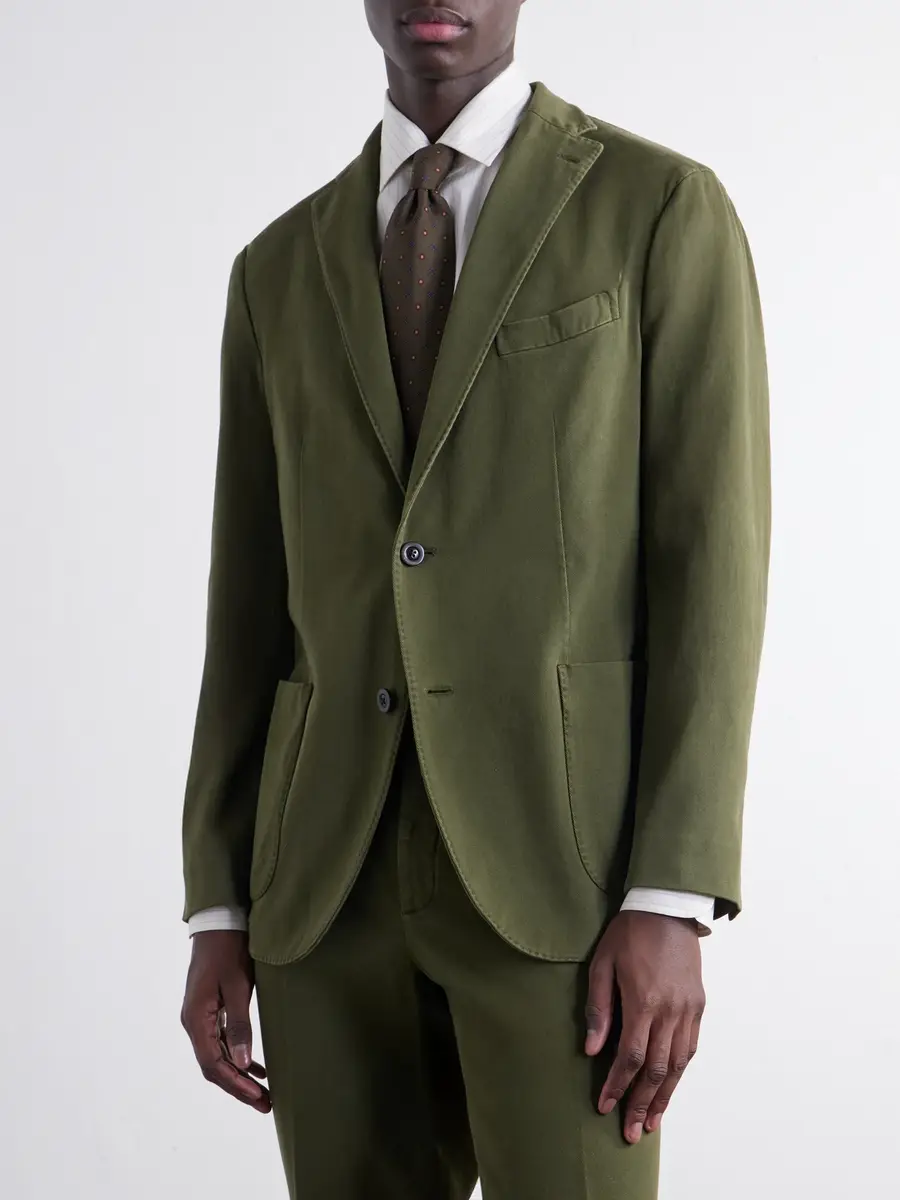 Boglioli Stretch Cotton-Twill Suit Jacket - Men | Thumbnail 3