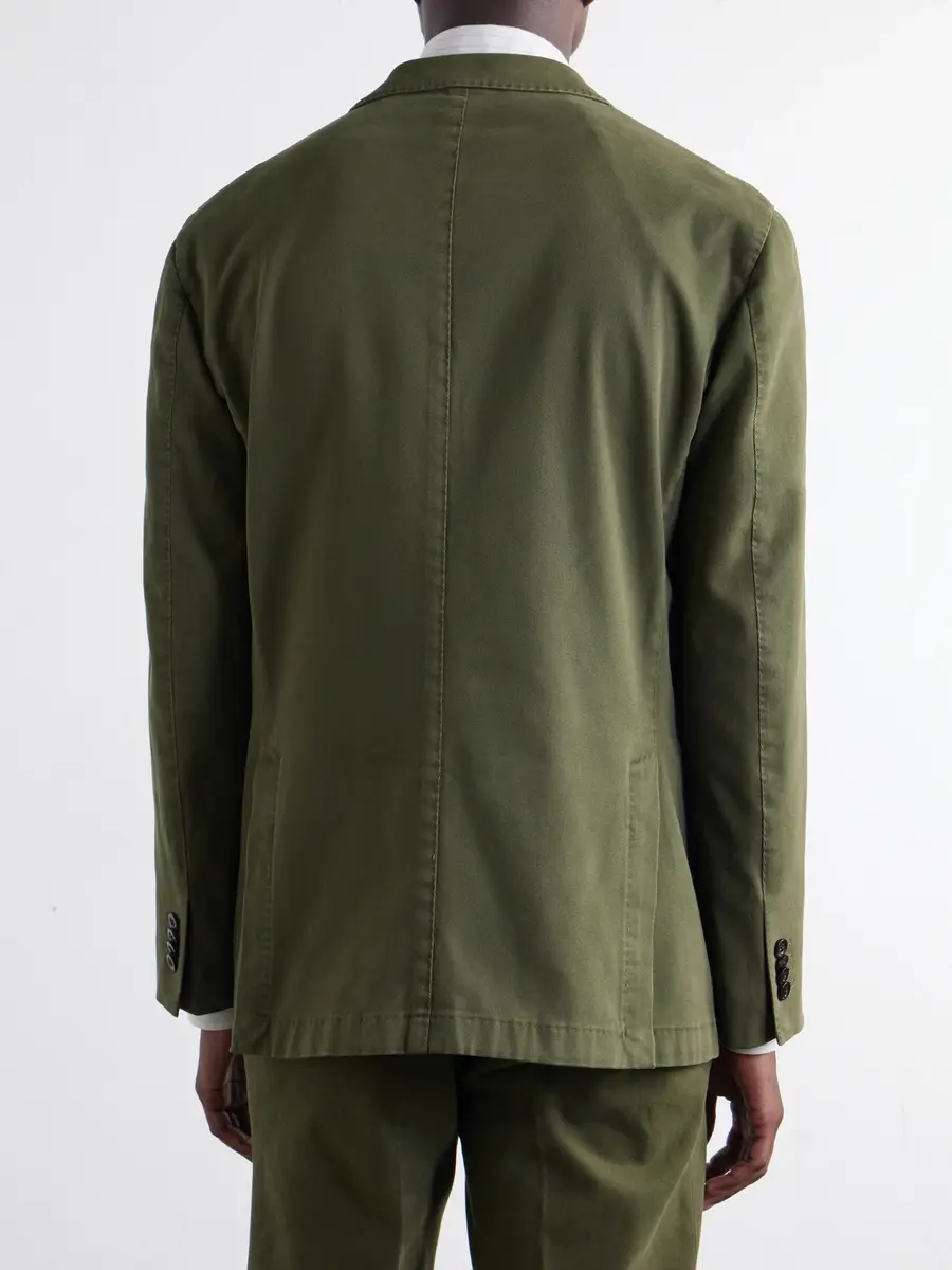 Boglioli Stretch Cotton-Twill Suit Jacket - Men | Thumbnail 4