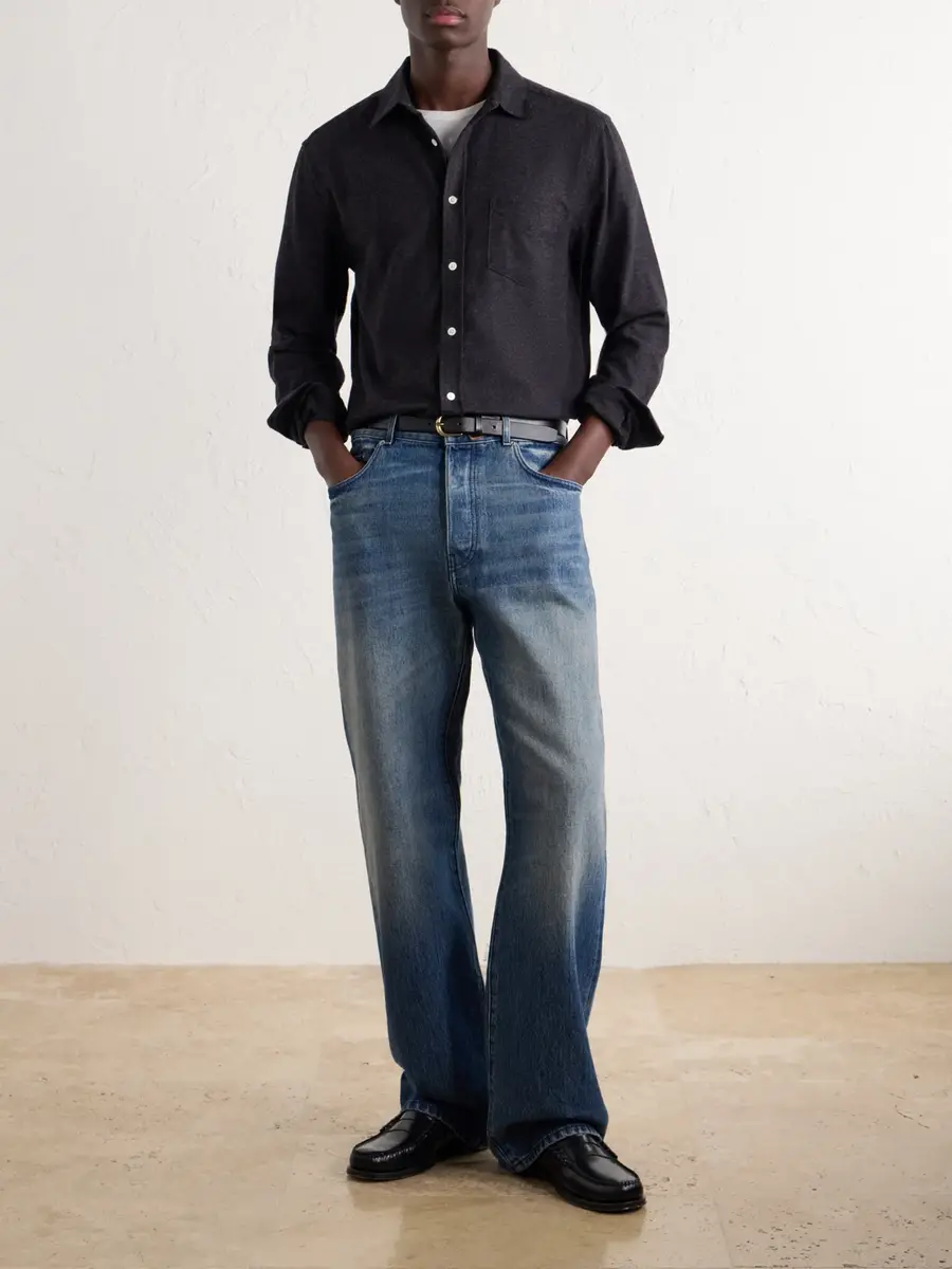 Portuguese Flannel Teca Brushed Cotton-Twill Shirt - Men | Thumbnail 2 Portuguese Flannel Teca Brushed Cotton-Twill Shirt - Men | Thumbnail 2