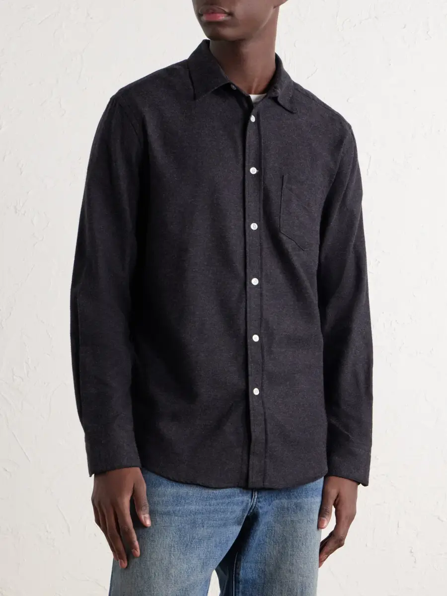Portuguese Flannel Teca Brushed Cotton-Twill Shirt - Men | Thumbnail 3 Portuguese Flannel Teca Brushed Cotton-Twill Shirt - Men | Thumbnail 3