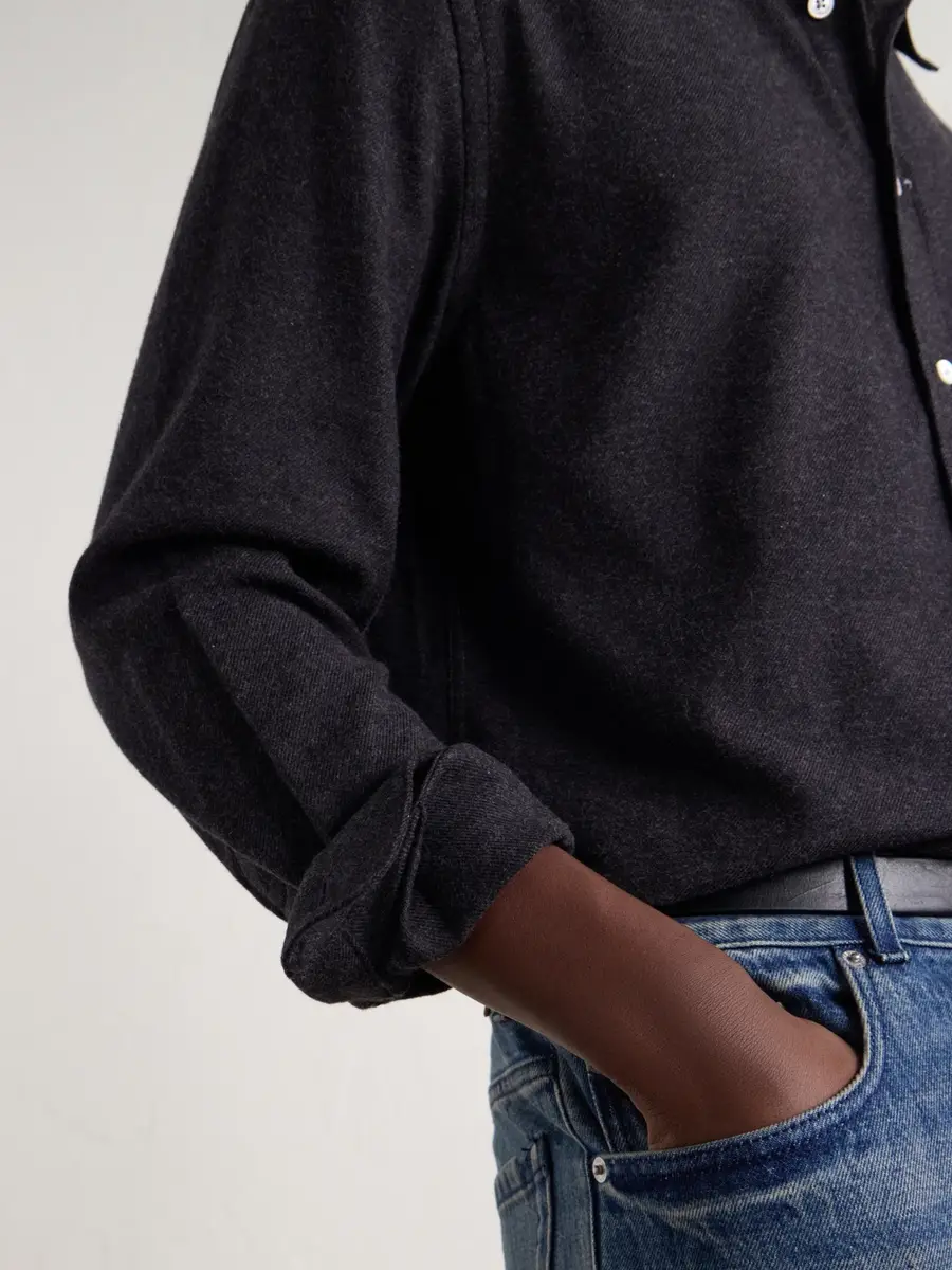 Portuguese Flannel Teca Brushed Cotton-Twill Shirt - Men | Thumbnail 5 Portuguese Flannel Teca Brushed Cotton-Twill Shirt - Men | Thumbnail 5