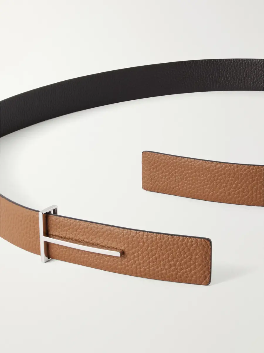 Tom Ford 2.8cm Reversible Leather Belt - Men | Thumbnail 4 Tom Ford 2.8cm Reversible Leather Belt - Men | Thumbnail 4