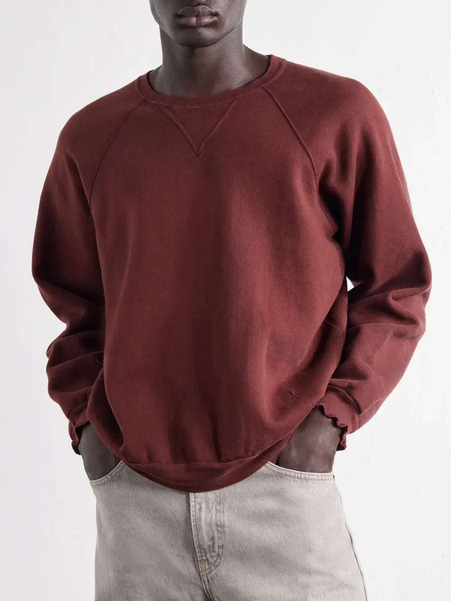 A.PRESSE Vintage Cotton-Fleece Sweatshirt - Men | Thumbnail 3 A.PRESSE Vintage Cotton-Fleece Sweatshirt - Men | Thumbnail 3