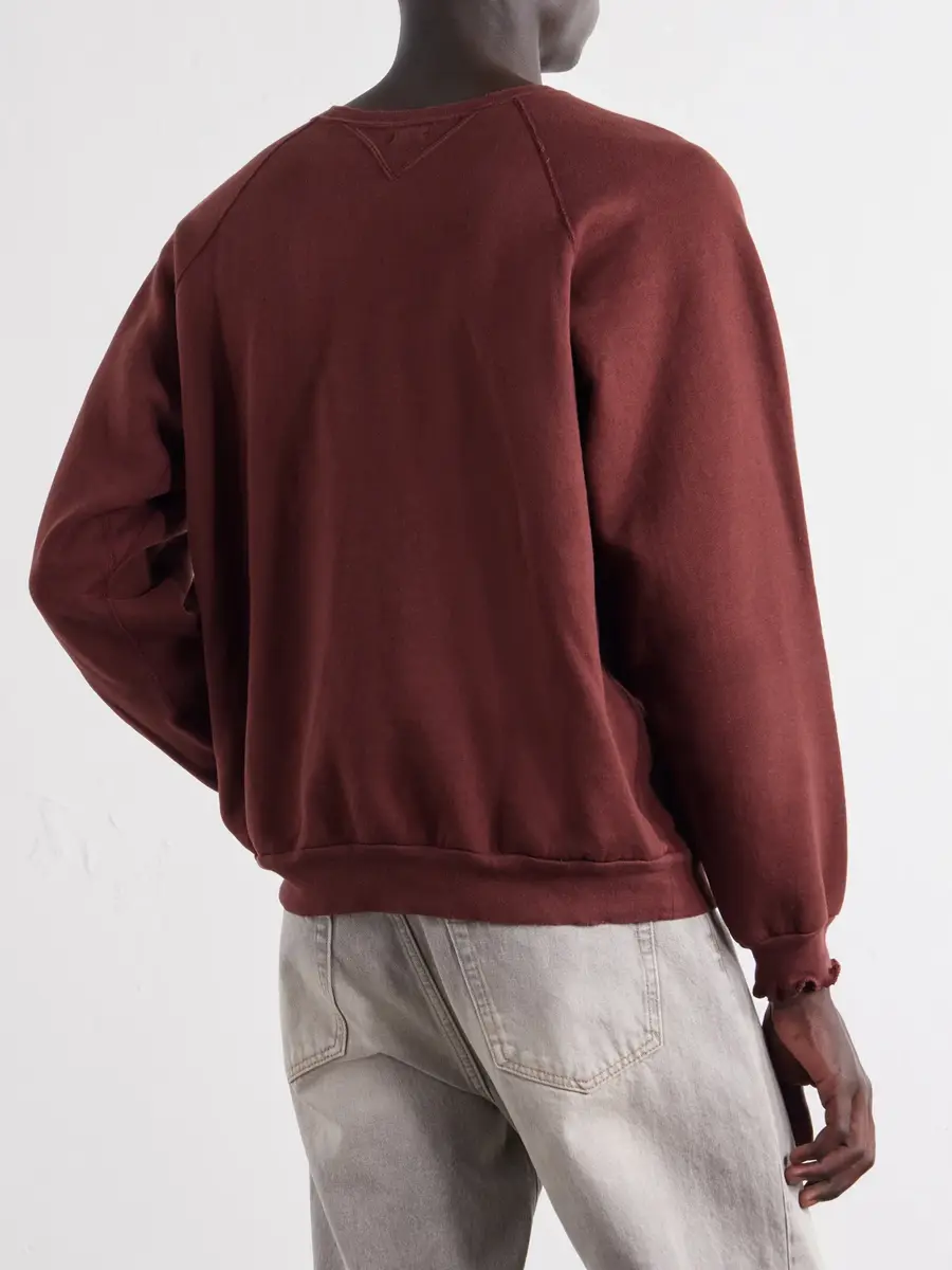 A.PRESSE Vintage Cotton-Fleece Sweatshirt - Men | Thumbnail 4 A.PRESSE Vintage Cotton-Fleece Sweatshirt - Men | Thumbnail 4