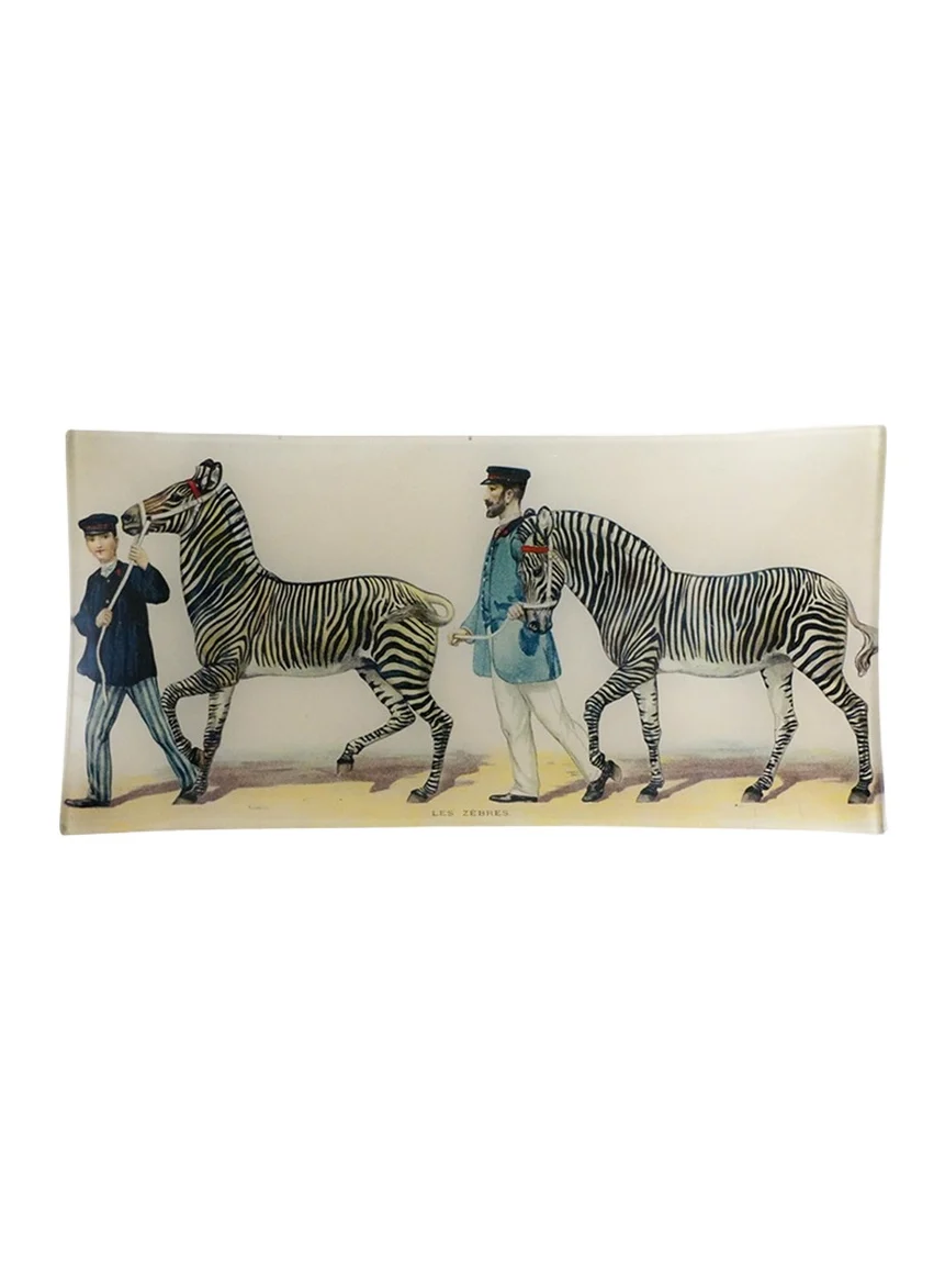 John Derian Caravan Les Zebras Pencil Tray
