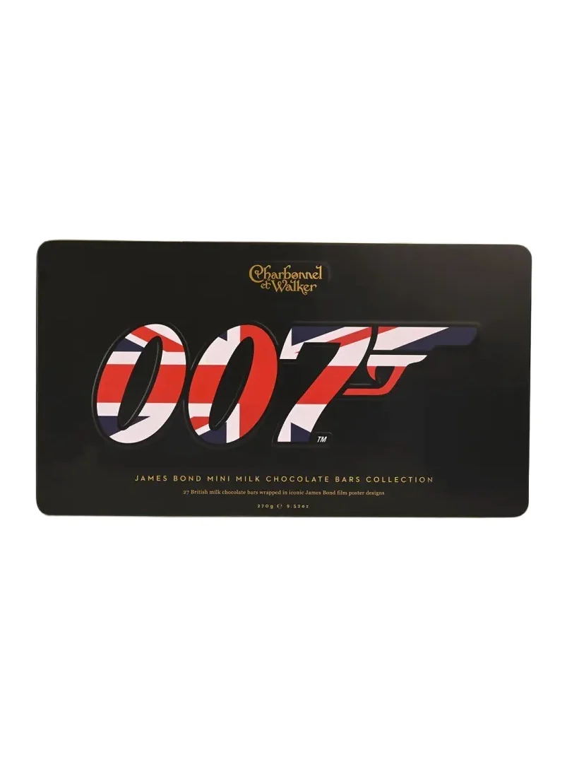 Charbonnel Et Walker 007 James Bond Mini Milk Chocolate Collector's Tin, 27 Bars
