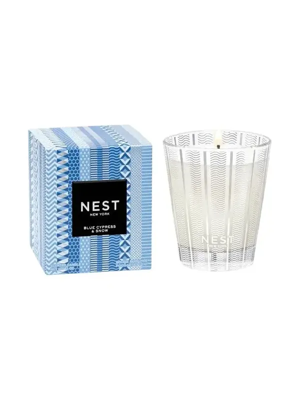 NEST New York Blue Cypress & Snow Classic Candle, 8 oz.