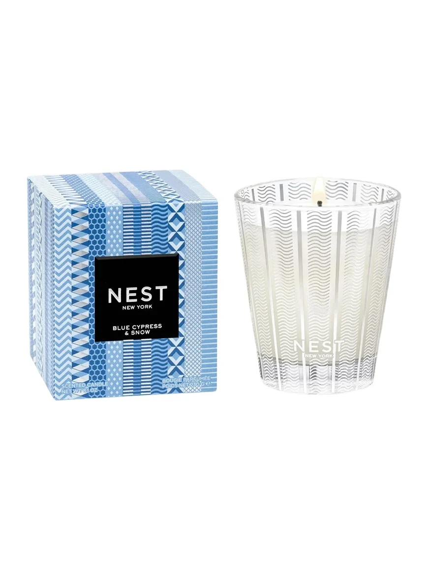 NEST New York Blue Cypress & Snow Classic Candle, 8 oz.