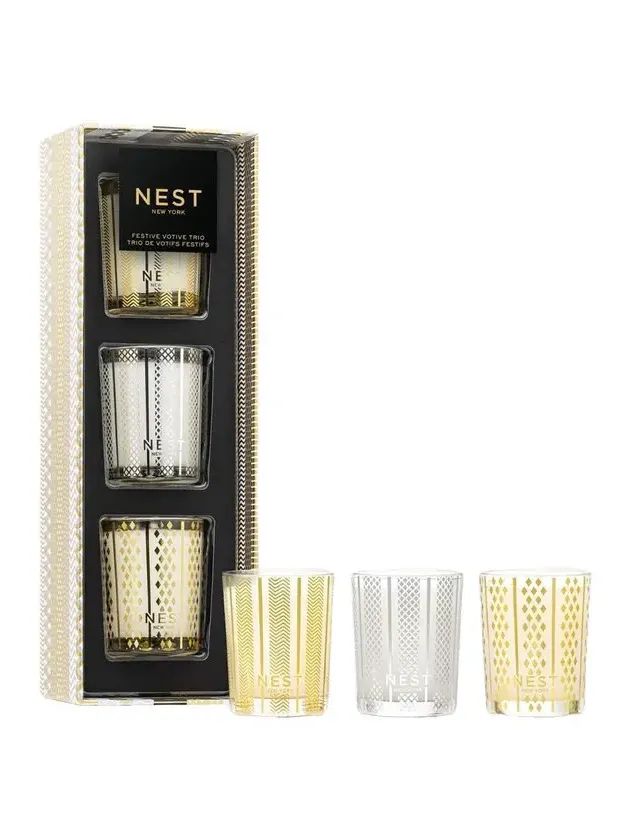 NEST New York Festive Votive Candle Trio