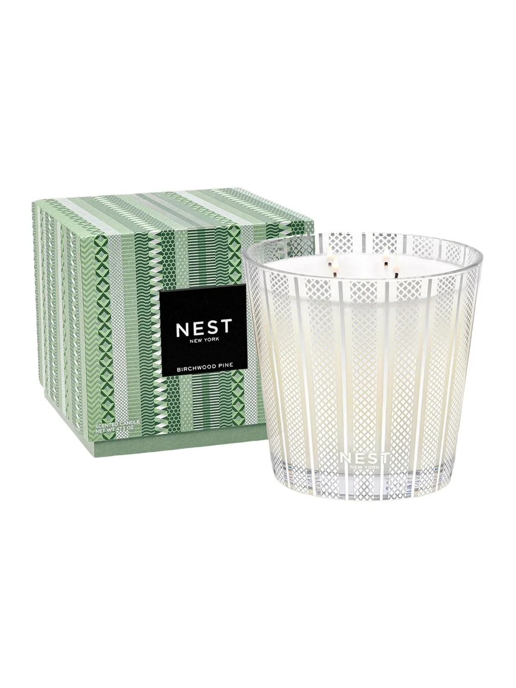 NEST New York Birchwood Pine Luxury 4-Wick Candle, 43.7 oz.