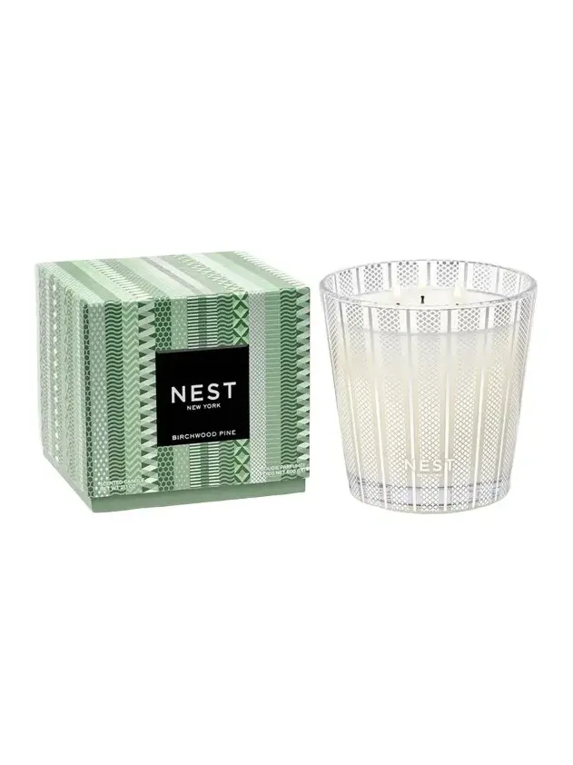 NEST New York Birchwood Pine 3-Wick Candle, 21 oz.