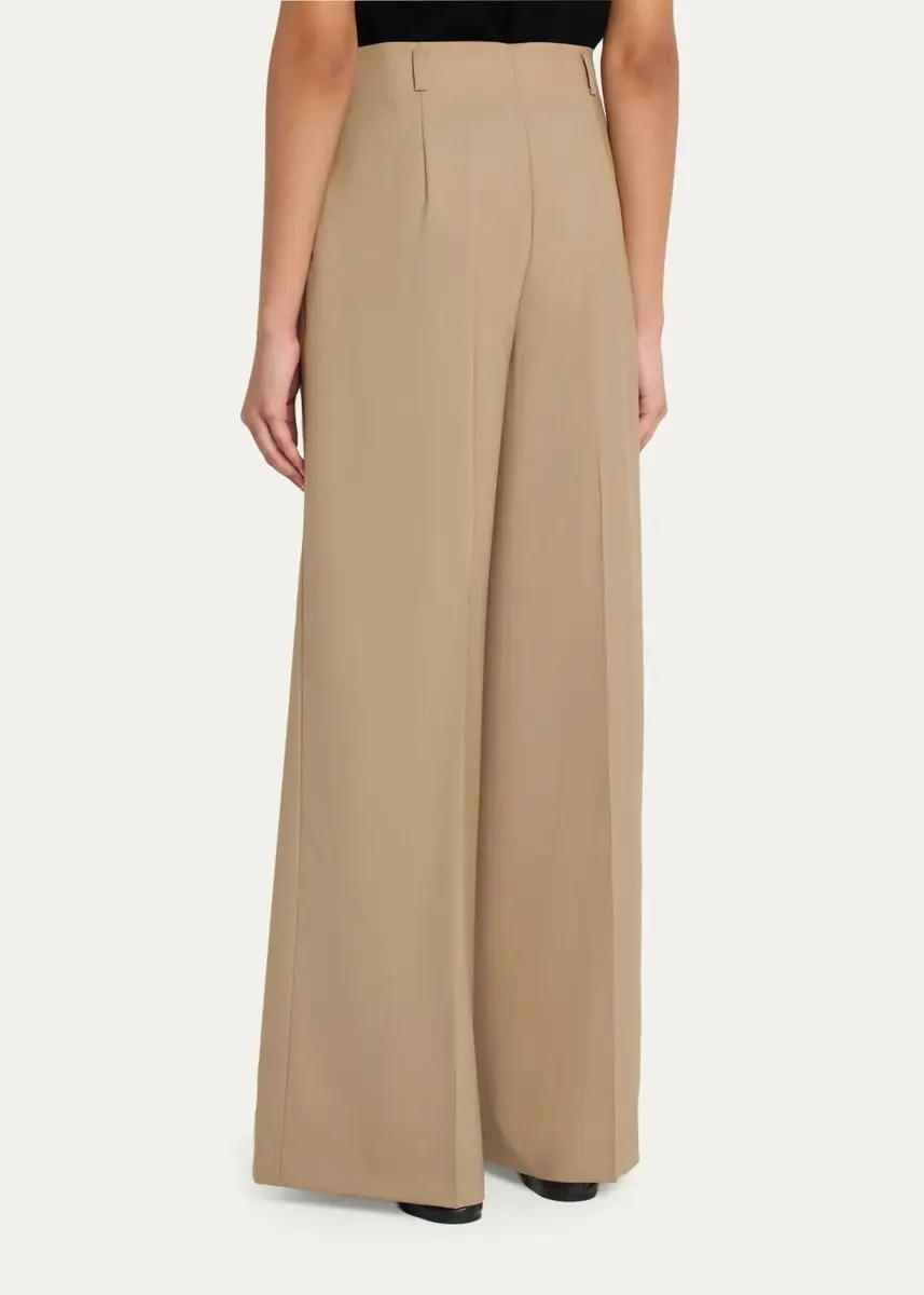 Lafayette 148 New York Thames Wide-Leg Tropical Wool Pants | Thumbnail 3 Lafayette 148 New York Thames Wide-Leg Tropical Wool Pants | Thumbnail 3