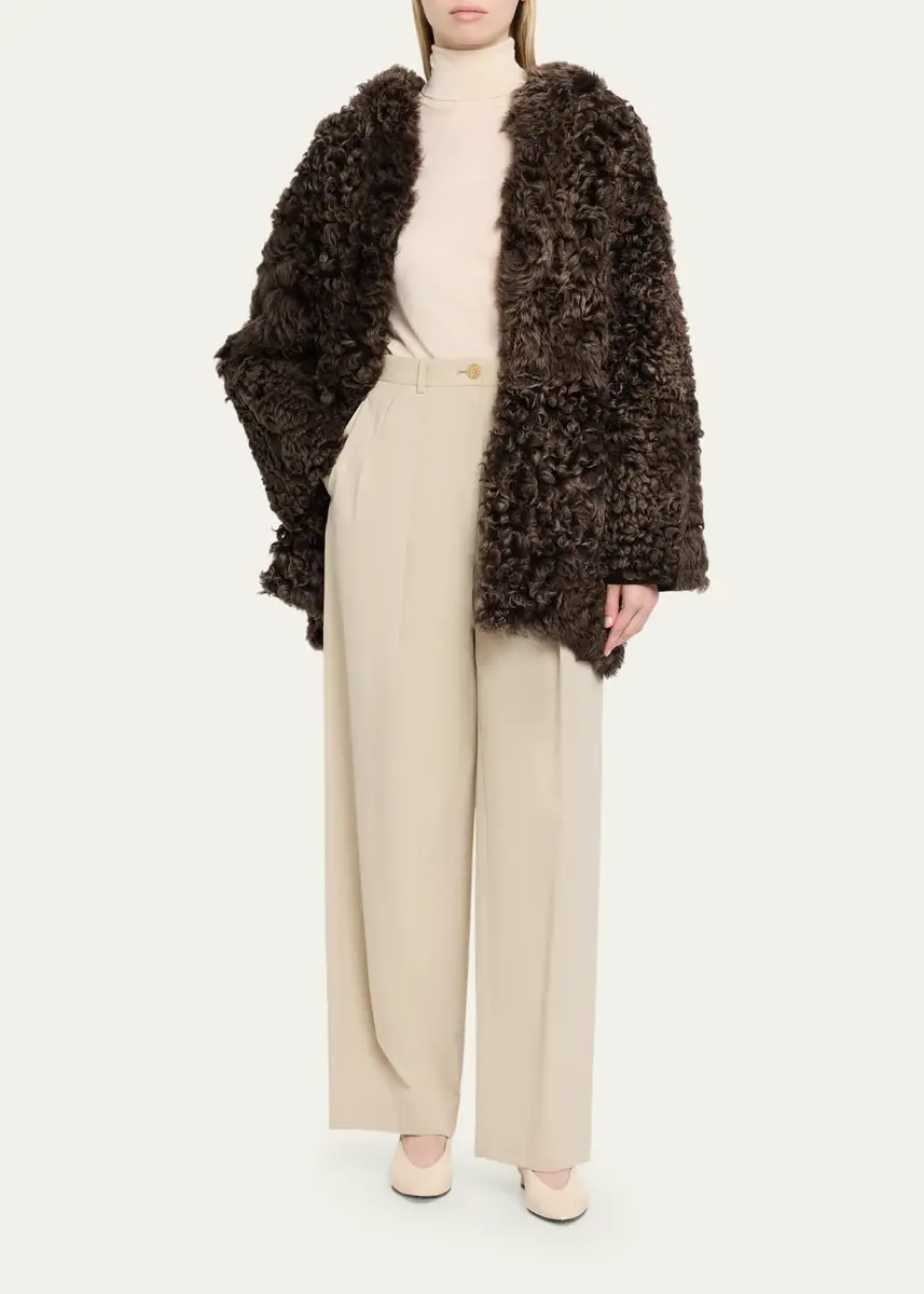 ARMA Mooney Reversible Curly Shearling Coat | Thumbnail 2