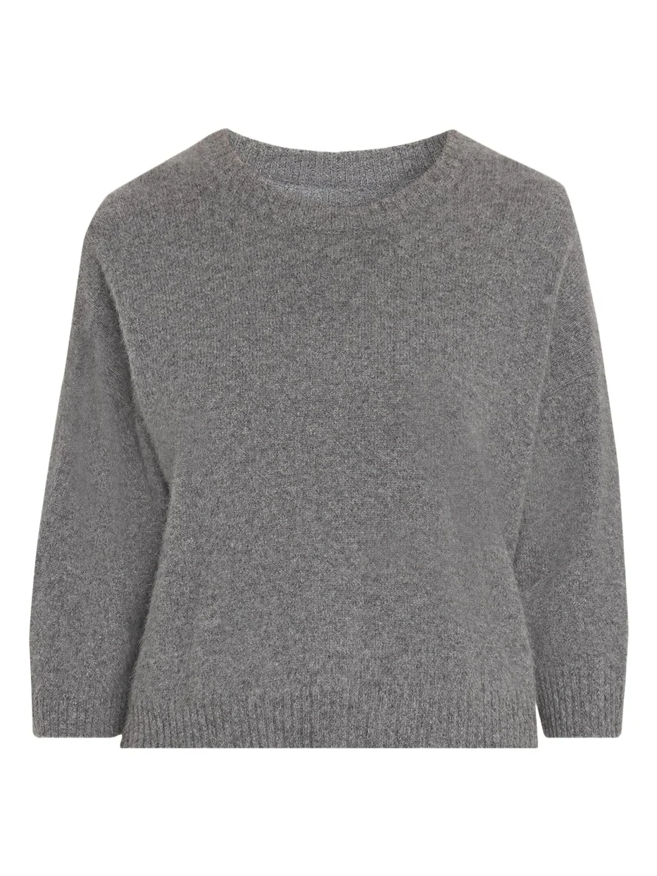 Loulou de Saison Azali Cropped Crewneck Sweater