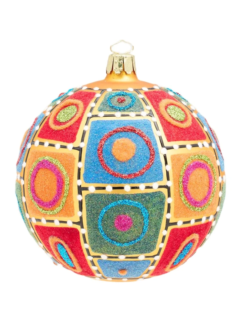 Bergdorf Goodman Patchwork Ball Ornament