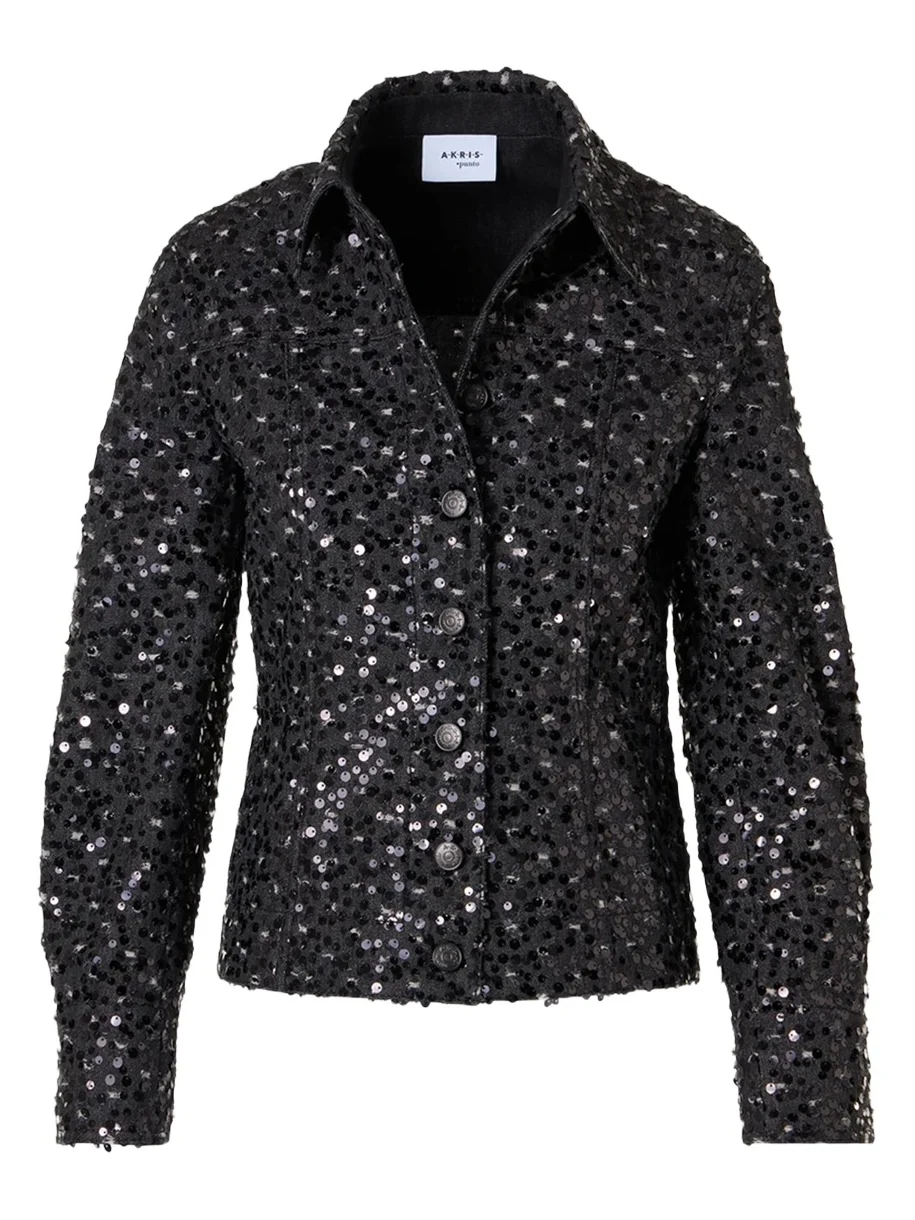 Starry Sequined Denim Jacket Starry Sequined Denim Jacket