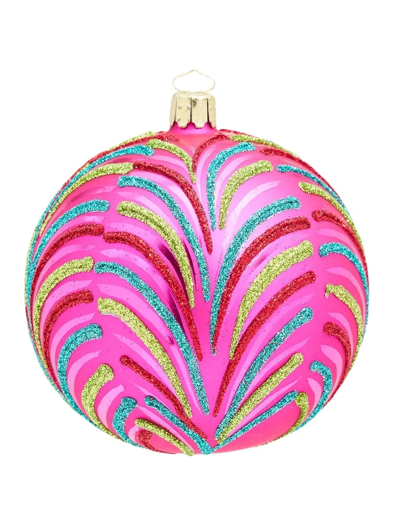 Bergdorf Goodman Fusti Glitter Sphere Christmas Ornament