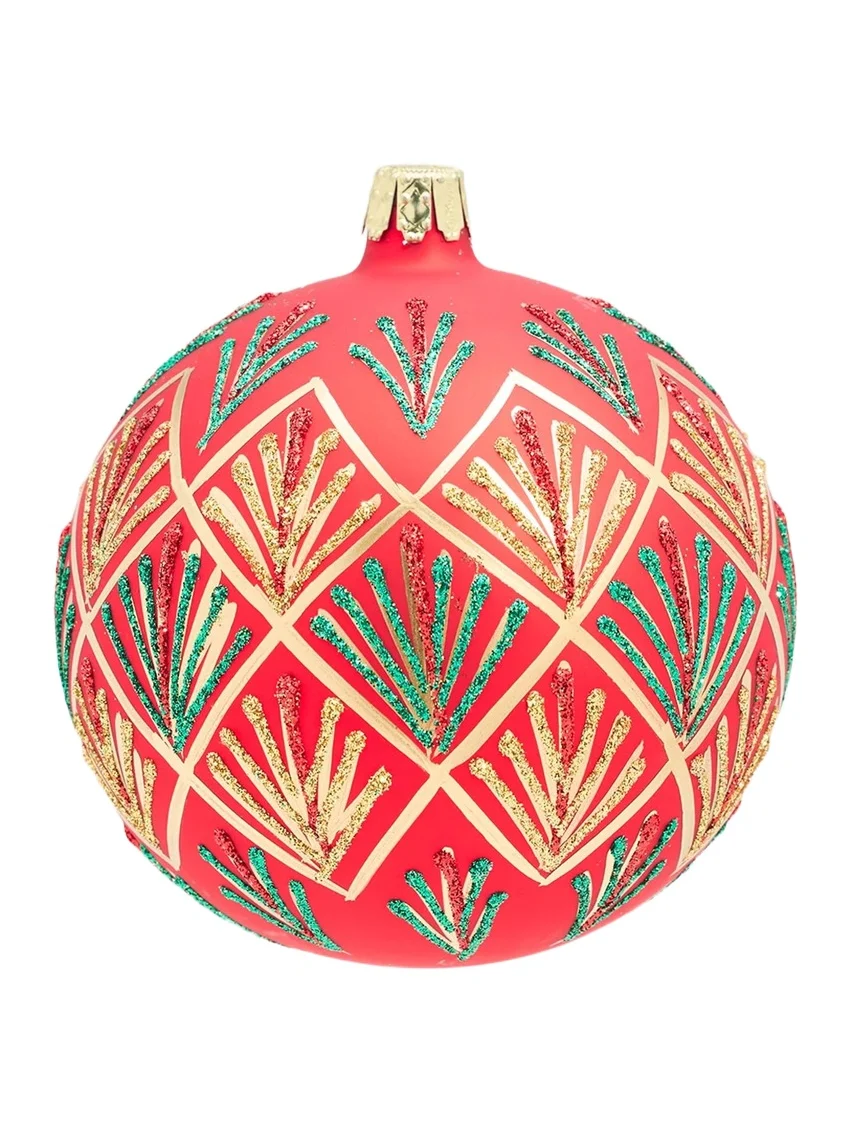 Bergdorf Goodman Embroidered Ball Ornament