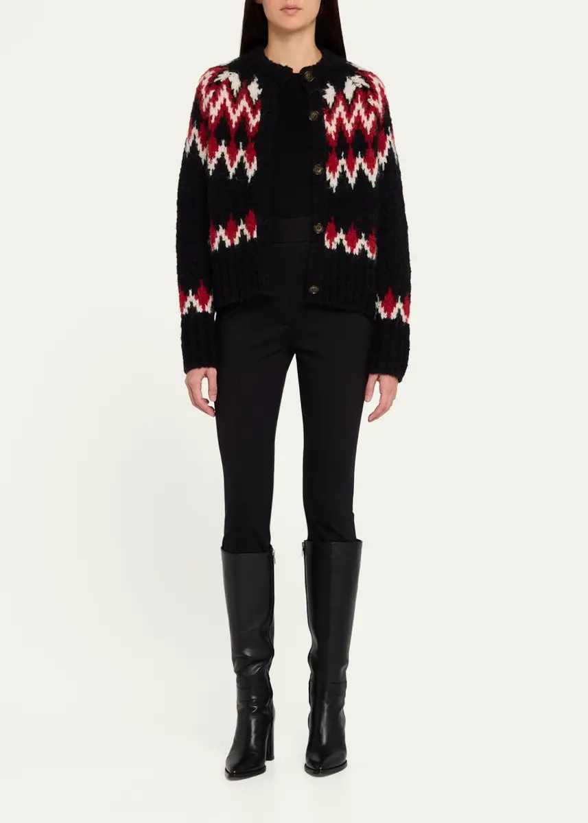 Veronica Beard Christina Fair Isle-Inspired Cardigan | Thumbnail 2
