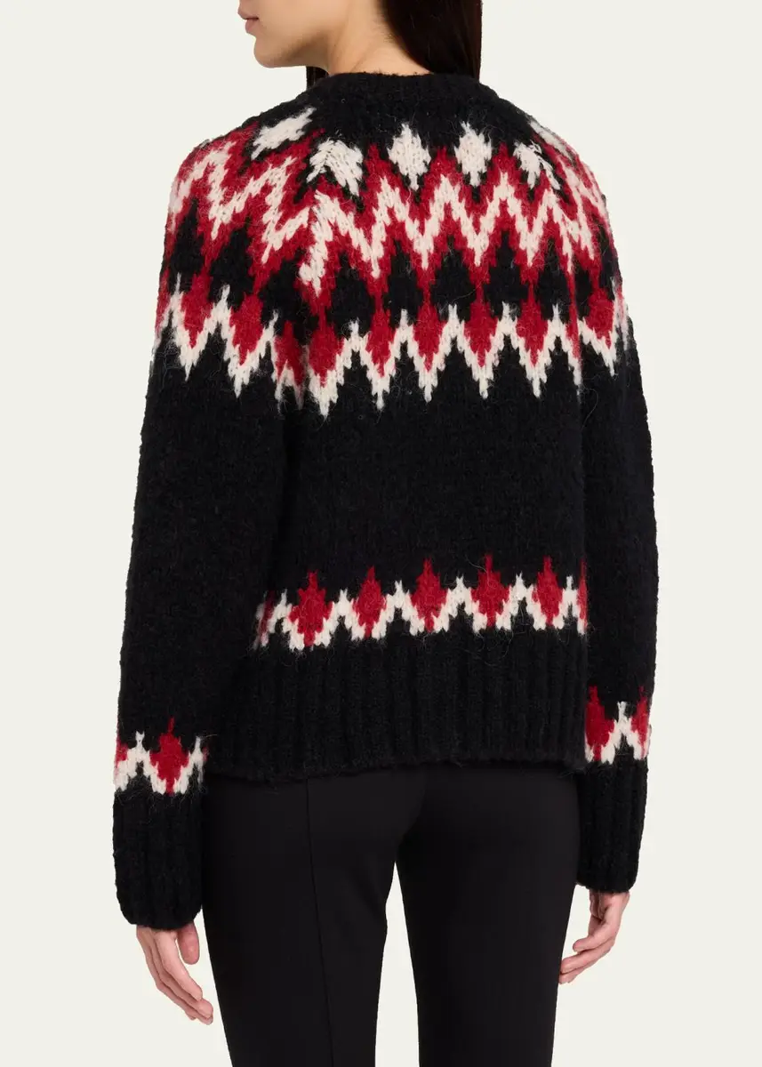 Veronica Beard Christina Fair Isle-Inspired Cardigan | Thumbnail 3