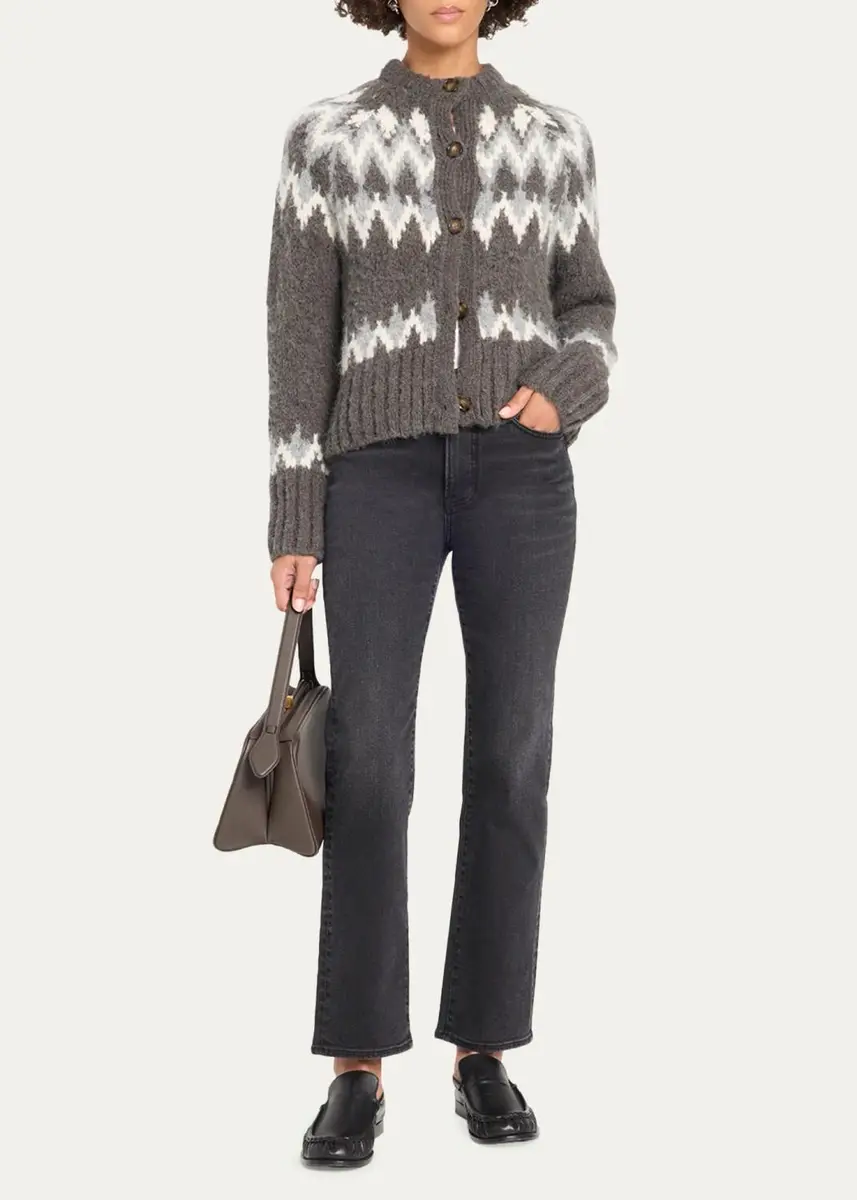Veronica Beard Christina Fair Isle-Inspired Cardigan | Thumbnail 6