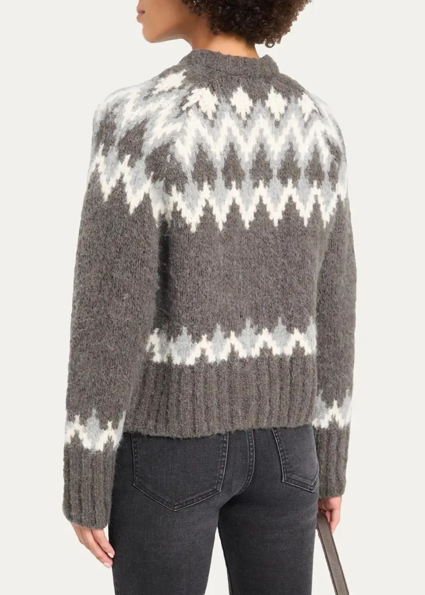 Veronica Beard Christina Fair Isle-Inspired Cardigan | Thumbnail 7