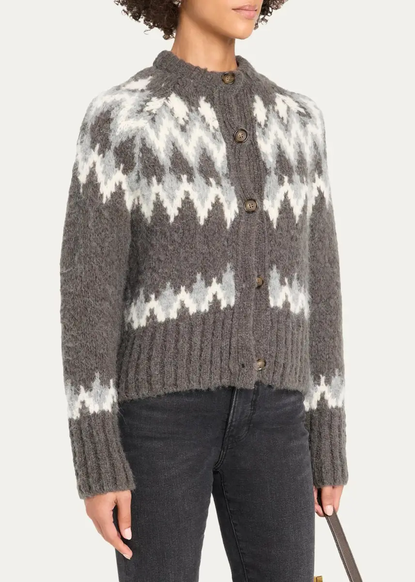 Veronica Beard Christina Fair Isle-Inspired Cardigan | Thumbnail 8