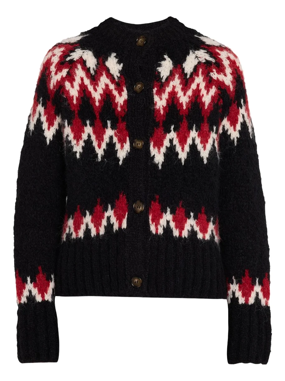 Christina Fair Isle-Inspired Cardigan Christina Fair Isle-Inspired Cardigan