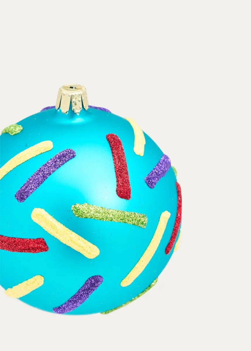 Bergdorf Goodman Embellished Glass Ornament | Thumbnail 2 Bergdorf Goodman Embellished Glass Ornament | Thumbnail 2