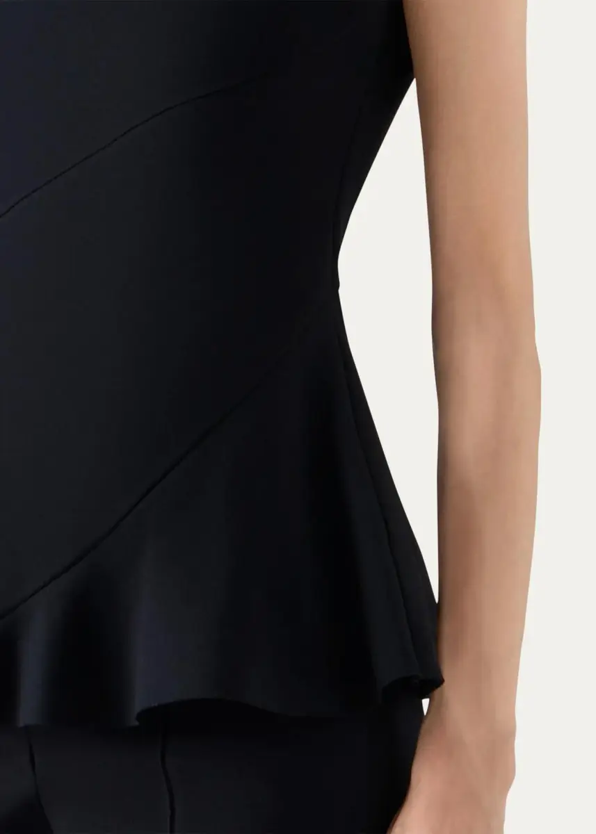 Akris punto Mock Turtleneck Peplum Top | Thumbnail 5