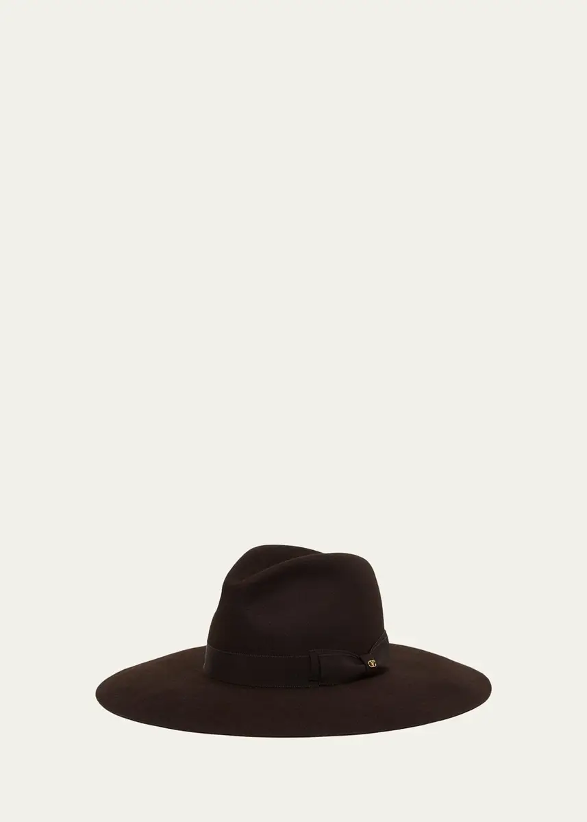 Valentino Garavani VLogo Signature Large-Brim Hat | Thumbnail 2