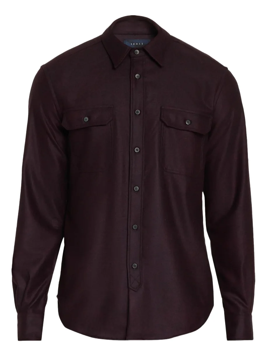 Sease Men's Military Wool Shirt