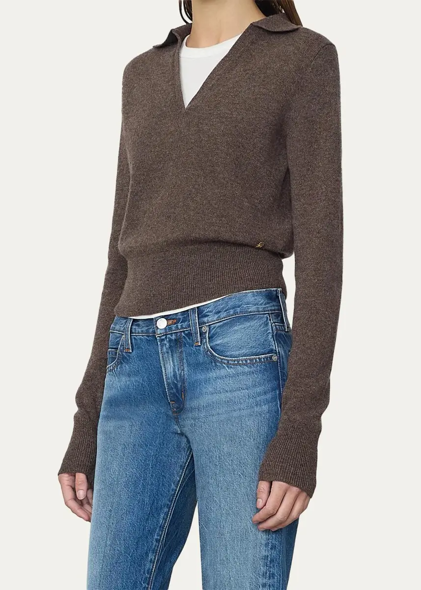 ÉTERNE Vance Cashmere Polo Sweater | Thumbnail 4 ÉTERNE Vance Cashmere Polo Sweater | Thumbnail 4