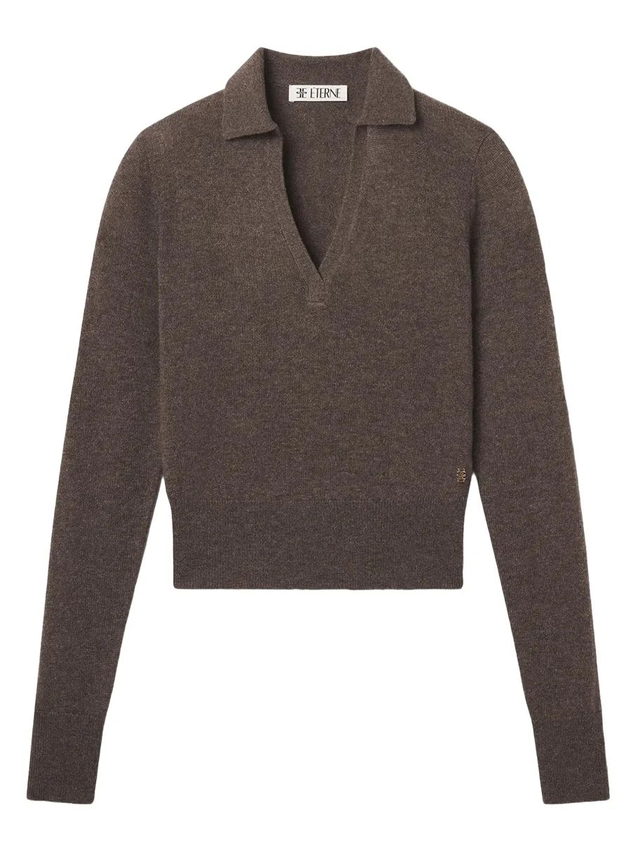 Vance Cashmere Polo Sweater