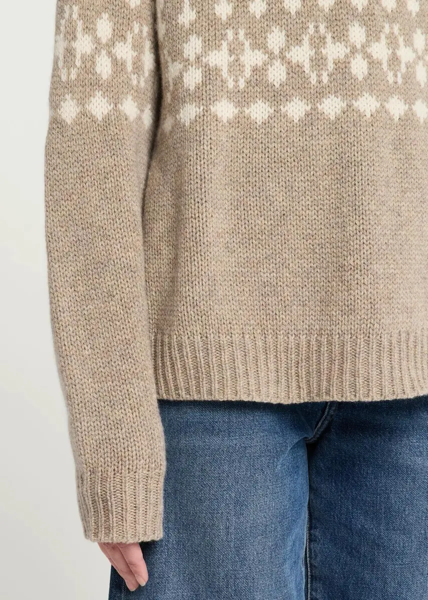 Jamie Haller The Fair Isle Cashmere Crewneck Sweater | Thumbnail 5 Jamie Haller The Fair Isle Cashmere Crewneck Sweater | Thumbnail 5