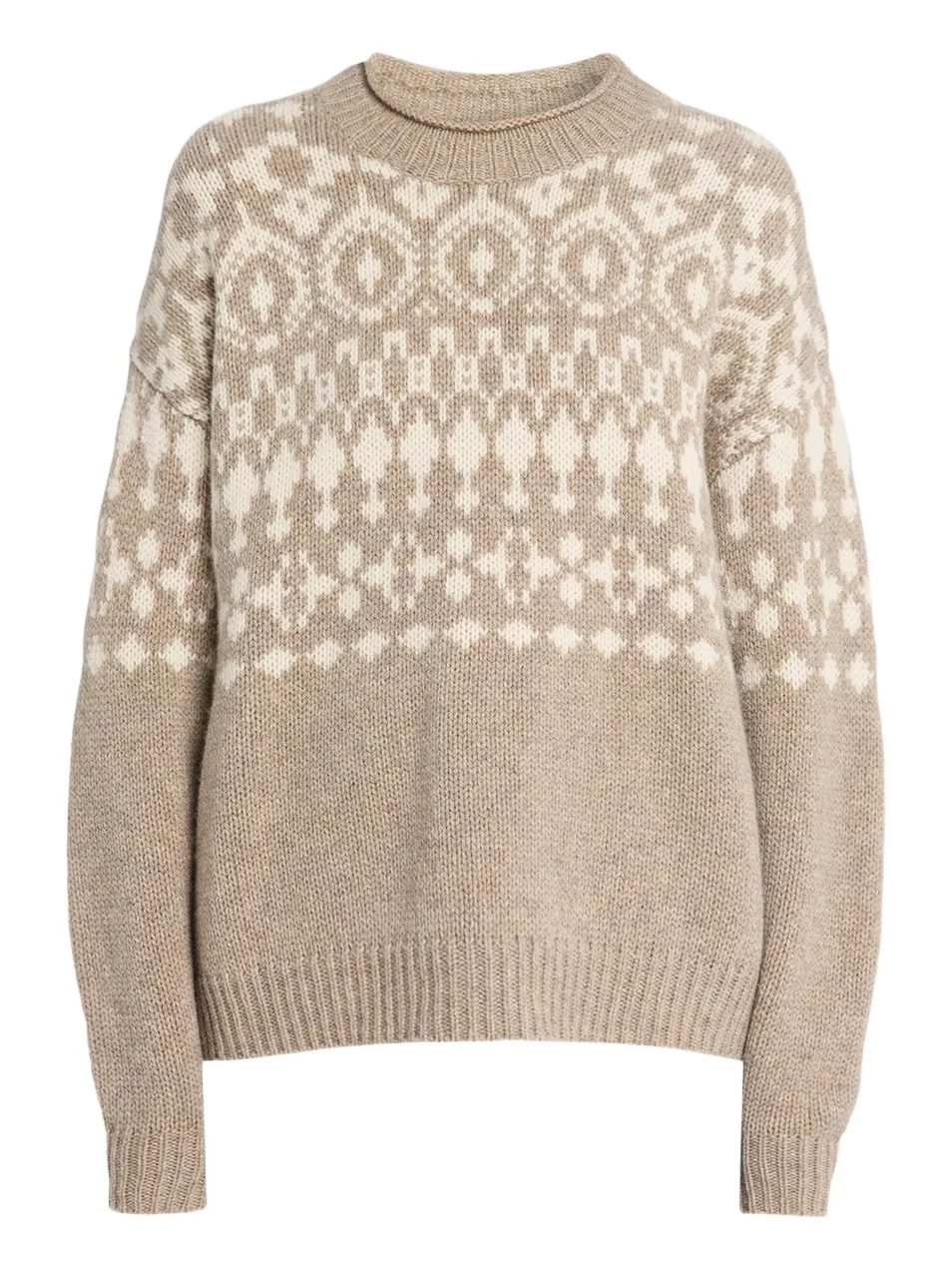 The Fair Isle Cashmere Crewneck Sweater The Fair Isle Cashmere Crewneck Sweater