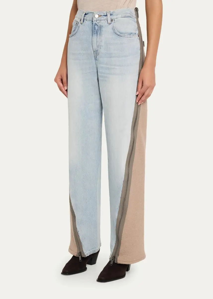 Haikure Bonnie Zip Marfa Straight-Leg Jeans | Thumbnail 4 Haikure Bonnie Zip Marfa Straight-Leg Jeans | Thumbnail 4
