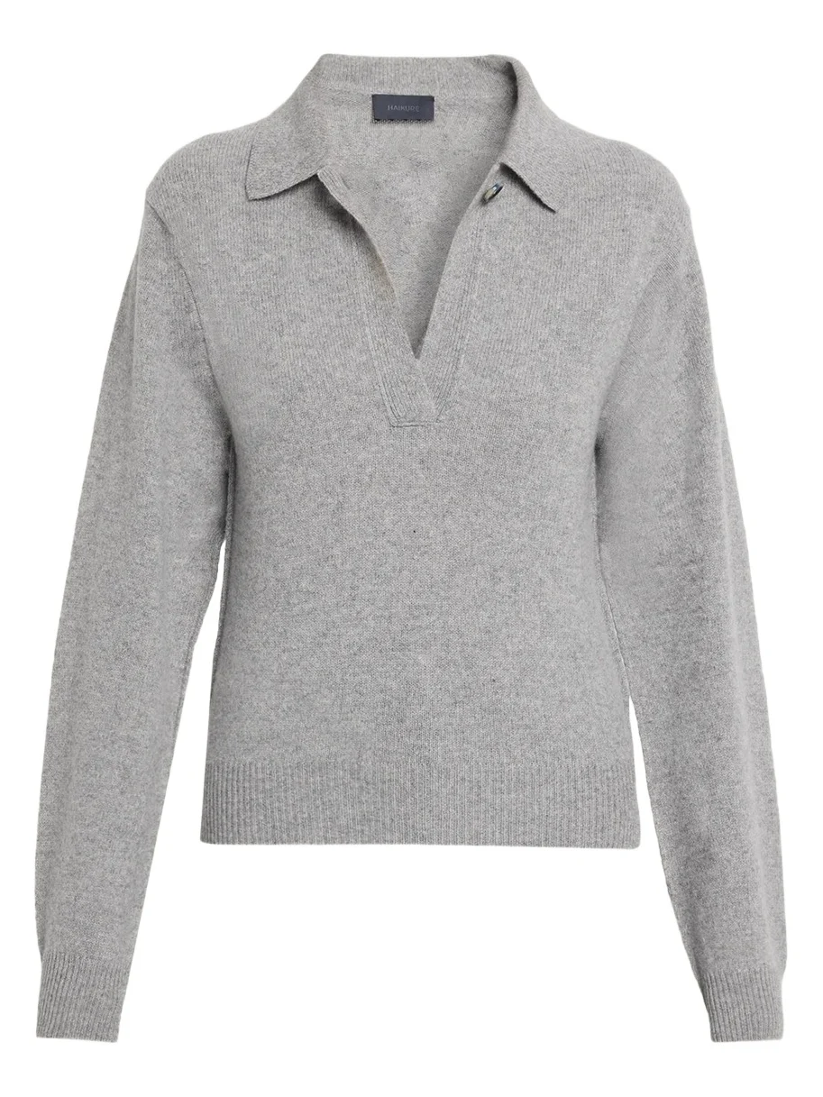 Haikure Ash Wool-Cashmere Sweater