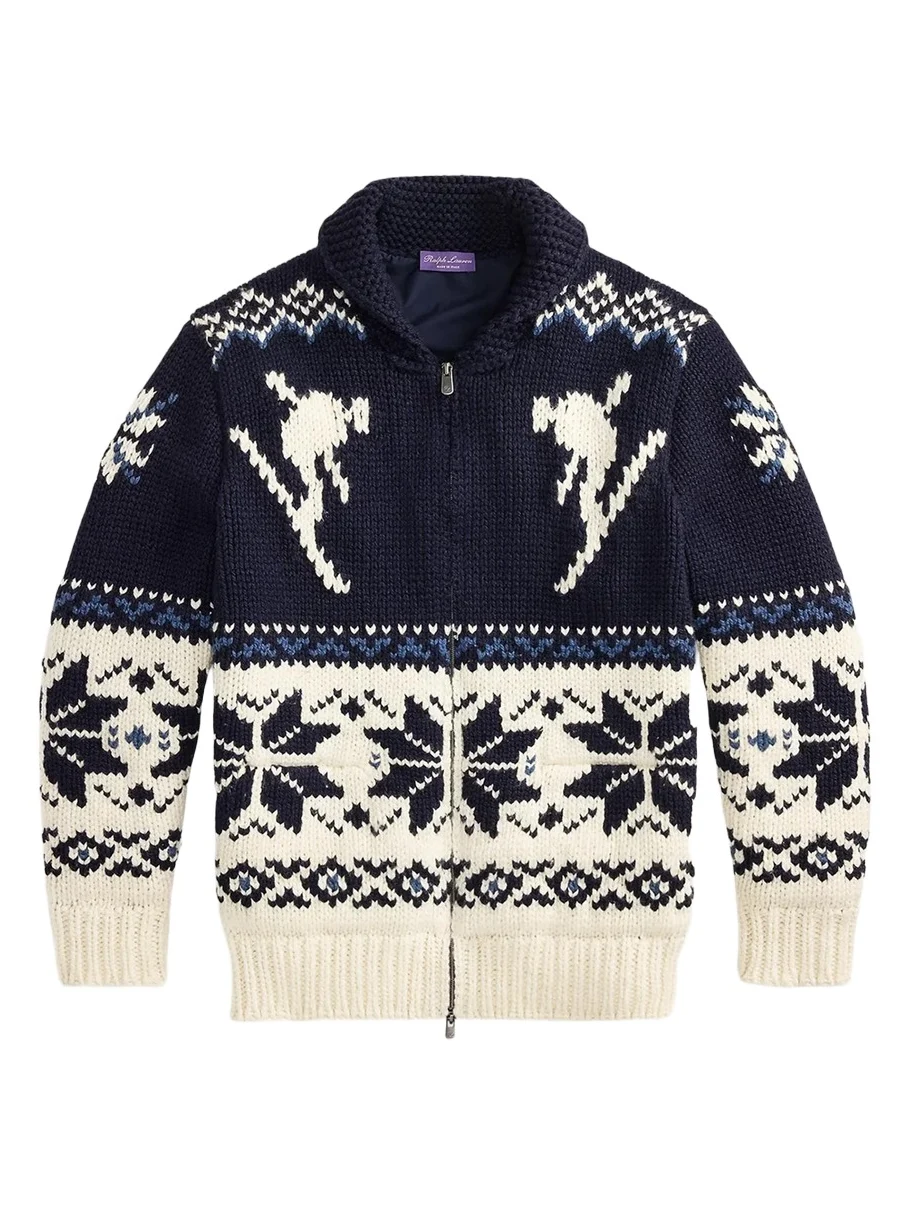 Men's Wool-Cashmere Shawl Cardigan Men's Wool-Cashmere Shawl Cardigan