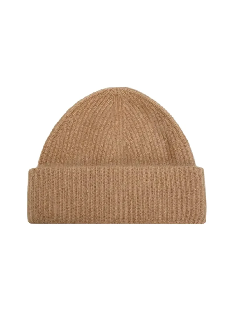 Fleurette Brushed Cashmere Beanie
