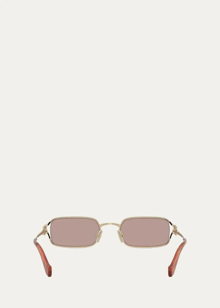 Miu Miu 52MM Rectangular Sunglasses | Thumbnail 3 Miu Miu 52MM Rectangular Sunglasses | Thumbnail 3